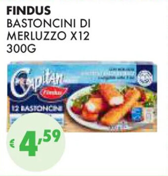 Eté FINDUS BASTONCINI DI MERLUZZO X12 300G offerta