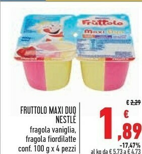 Conad Nestlè Fruttolo offerta