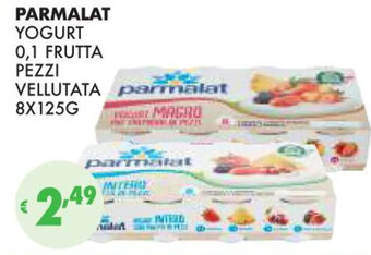 Eté PARMALAT YOGURT 0,1 FRUTTA PEZZI VELLUTATA 8X125G offerta