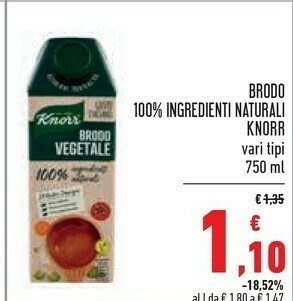 Conad Knorr Brodo offerta