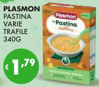 Eté PLASMON PASTINA TRAFILE 340G offerta
