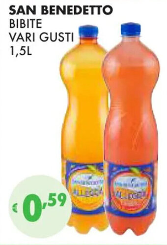 Eté SAN BENEDETTO BIBITE VARI GUSTI 1,5L offerta