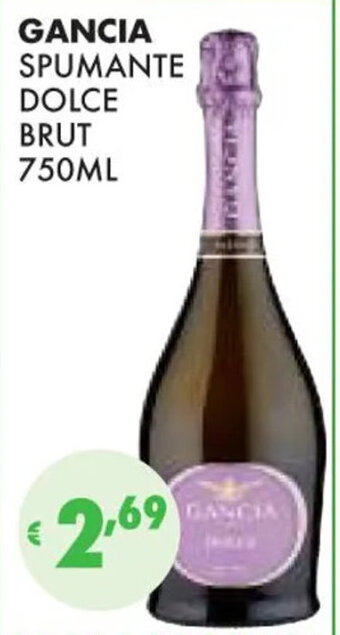 GANCIA SPUMANTE DOLCE BRUT 750ML
