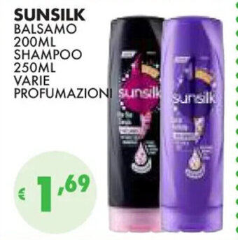 SUNSILK BALSAMO 200ML SHAMPOO 250ML VARIE PROFUMAZIONI