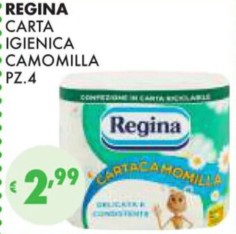 Eté REGINA CARTA IGIENICA CAMOMILLA PZ.4 offerta