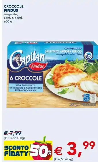 Esselunga Findus Croccole offerta
