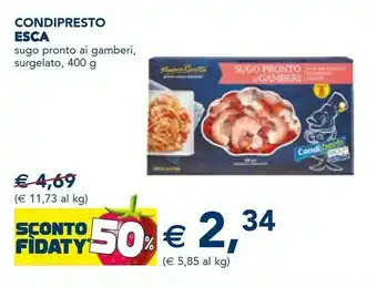 Esselunga Esca Condipresto Sugo Pronto Ai Gamberi offerta