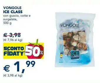 Esselunga Ice Class Vongole offerta