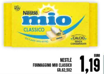 Iper Pellicano NESTLE FORMAGGINO MIO CLASSICO GR.62,5X2 offerta