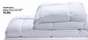 Ipercoop PIUMINO BASIC 1 piazza, cm 150 x 200 offerta