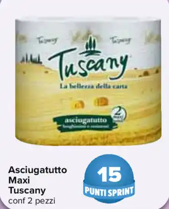 Carrefour Tuscany Asciugatutto Maxi 2 pezzi offerta