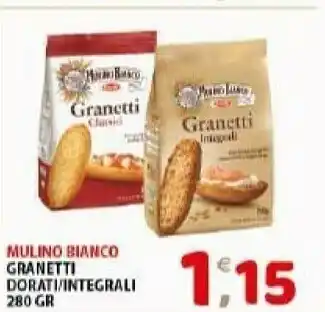Mio Market Mulino Bianco Mulino Bianco - Granetti Integrali 280 g(ml) offerta