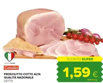Oasi Consilia Prosciutto Cotto Alta Qualità offerta