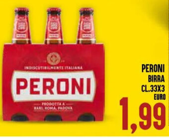 Iper Pellicano PERONI BIRRA CL.33X3 offerta