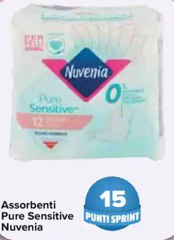 Carrefour Nuvenia Assorbenti Pure Sensitive offerta