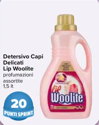 Carrefour Woolite Lip Detersivo Capi Delicati 1,5lt offerta