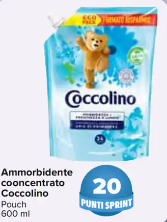 Carrefour Coccolino Ammorbidente Concentrato 600ml offerta