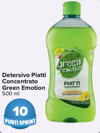 Carrefour Green Emotion Detersivo Piatti Concentrato 500ml offerta