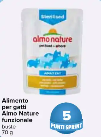 Carrefour Alimento per gatti Almo Nature funzionale 70g offerta