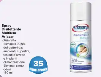 Carrefour Ariasana Disifettante Multiuso Spray 150ml offerta