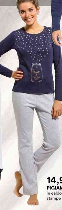 Ipercoop PIGIAMA LUNGO DONNA offerta