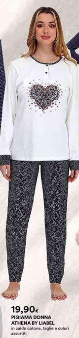 Ipercoop PIGIAMA DONNA ATHENA BY LIABEL offerta
