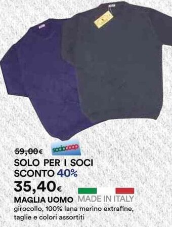 Ipercoop MAGLIA UOMO offerta