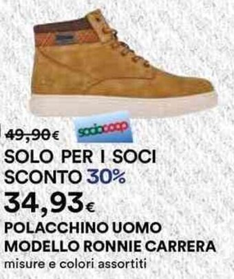 Ipercoop POLACCHINO UOMO MODELLO RONNIE CARRERA offerta
