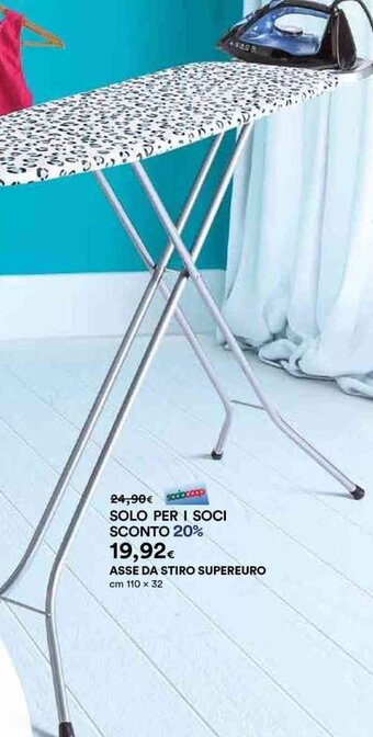 Ipercoop ASSE DA STIRO SUPEREURO cm 110 x 32 offerta