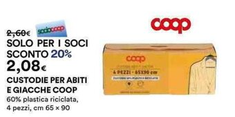 CUSTODIE PER ABITI E GIACCHE COOP
