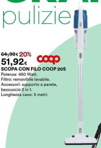 SCOPA CON FILO COOP 20S