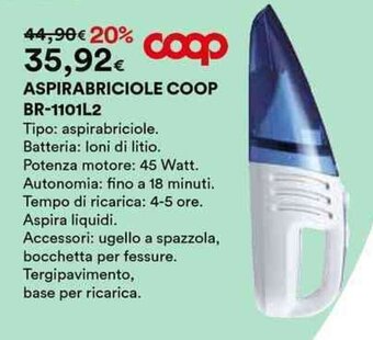 ASPIRABRICIOLE COOP BR-1101L2