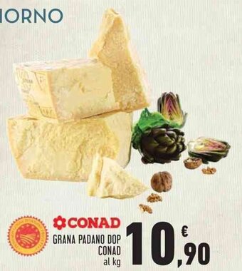 Conad GRANA PADANO DOP CONAD al kg offerta