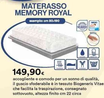 MATERASSO MEMORY ROYAL