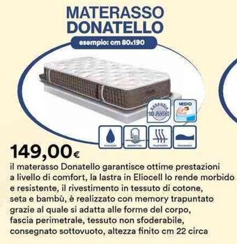 Ipercoop MATERASSO DONATELLO offerta