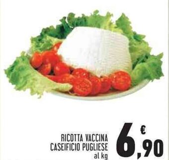 Conad RICOTTA VACCINA CASEIFICIO PUGLIESE al kg offerta