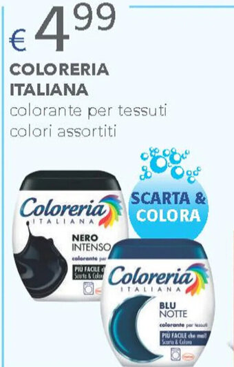 Acqua & Sapone COLORERIA ITALIANA colorante per tessuti colori assortiti offerta