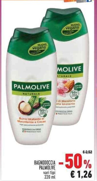 Conad BAGNODOCCIA PALMOLIVE vari tipi 220 ml offerta