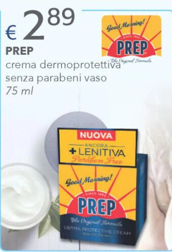 Acqua & Sapone PREP crema dermoprotettiva senza parabeni vaso 75 ml offerta