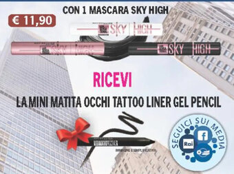 Acqua & Sapone LA MINI MATITA OCCHI TATTOO LINER GEL PENCIL offerta