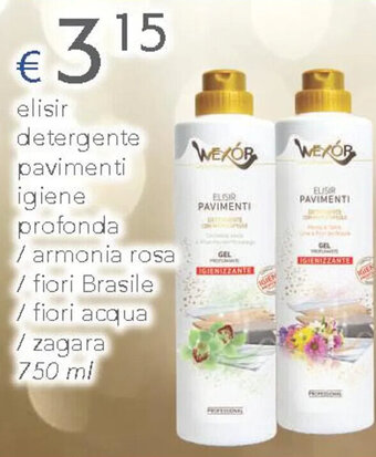 Acqua & Sapone elisir detergente pavimenti igiene profonda offerta