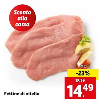 Fettine di vitello