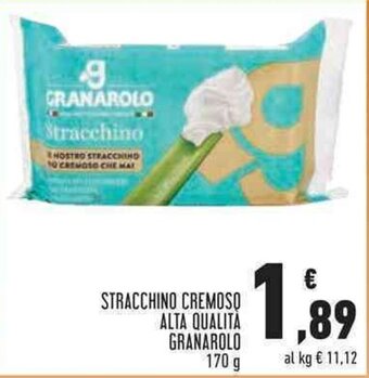 Conad STRACCHINO CREMOSO ALTA QUALITA GRANAROLO 170 g offerta
