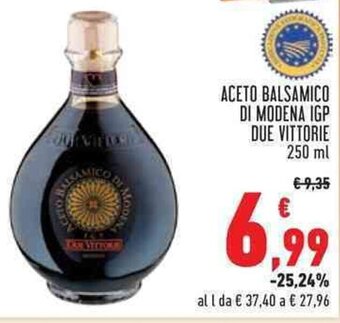 Conad ACETO BALSAMICO DI MODENA IGP DUE VITTORIE 250 ml offerta