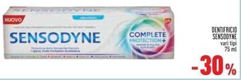 Conad DENTIFRICIO SENSODYNE vari tipi 75 ml offerta