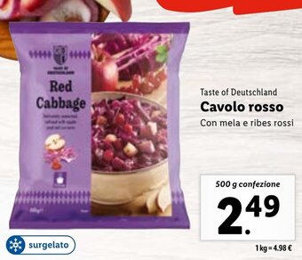 Taste of Deutschland Cavolo rosso 500 g confezione