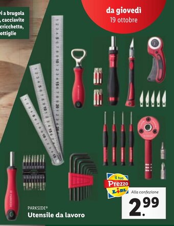 PARKSIDE Utensile da lavoro