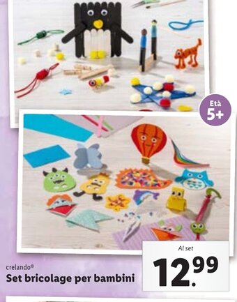 crelando Set bricolage per bambini