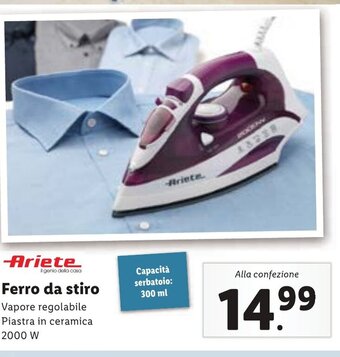 Lidl Ariete Ferro da stiro offerta