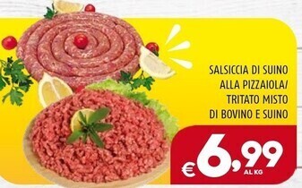 Il Centesimo Salsiccia di suino alla pizzaiola offerta